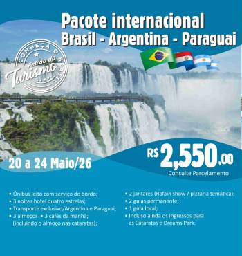 Viagem Internacional - 20 de maio de 2026